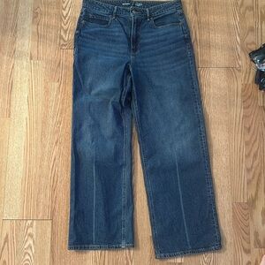 Old Navy extra high-rise sky, high wide leg jeans